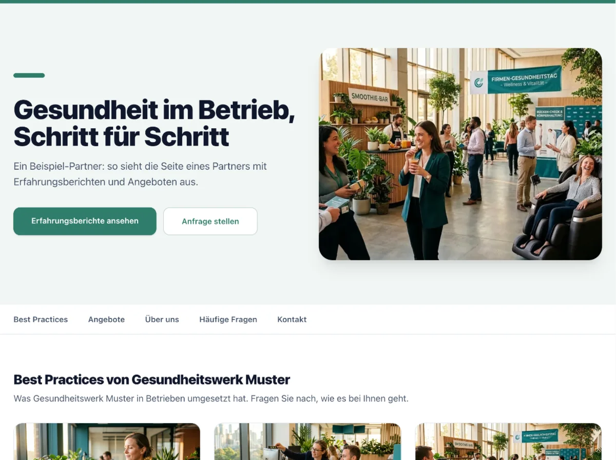 Ein Partner in voller Ausprägung